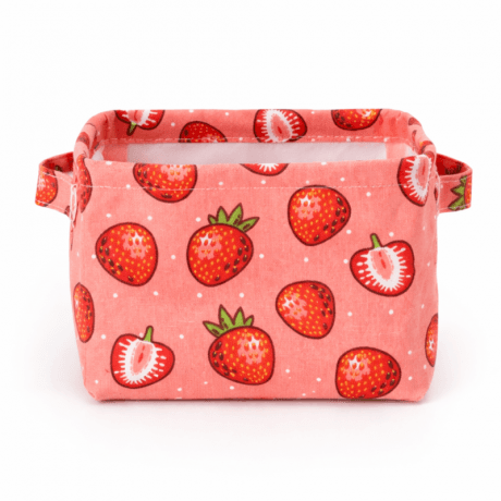 Livefy kôš na hračky / organizér Strawberry, červený 1