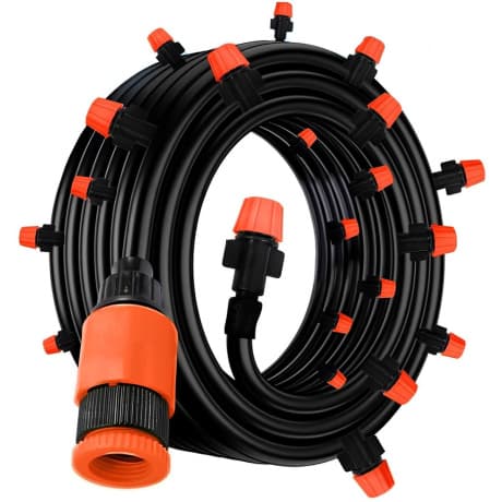 Livefy Garden záhradný zavlažovač s vodnou clonou 20m, čierny 1