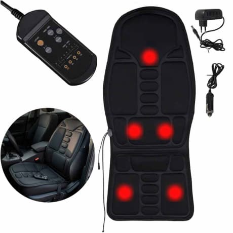 Livefy Car Massager masážna podložka do auta, čierna