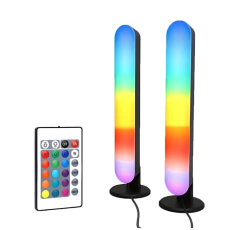 Livefy Light Bar V2 RGB stolná lampa 2ks, čierna 1
