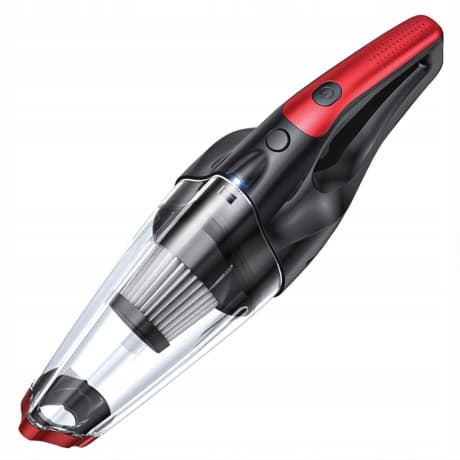 Livefy Cleano bezdrôtový vysávač do auta 150W, čierny/červený 1