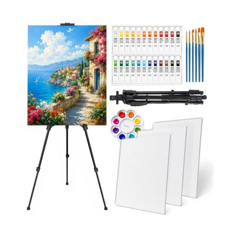 Livefy Paint Art maliarska sada so stojanom 35ks 1