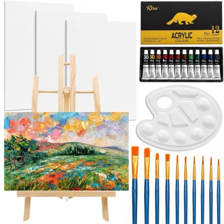Livefy Paint Art maliarska sada so stojanom 27ks 1
