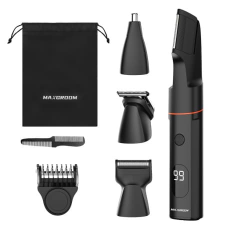 MaxGroom LK-881 multifunkčný zastrihávač 5v1, čierny 1