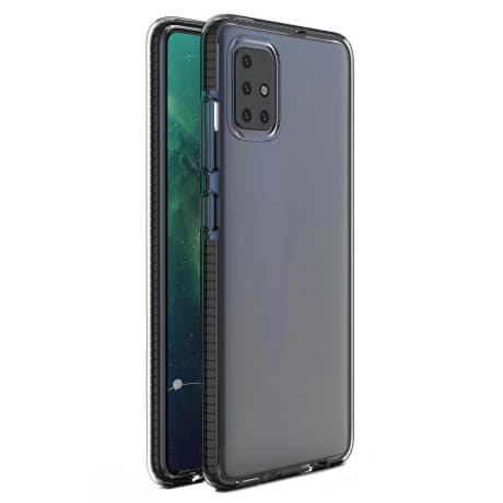 MG Spring Case silikónový kryt na Xiaomi Redmi 10X 4G / Redmi Note 9, čierny 1