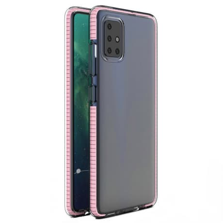 MG Spring Case silikónový kryt na Xiaomi Redmi 10X 4G / Redmi Note 9, svetloružový 1