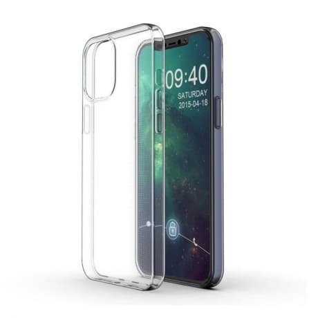 MG Ultra Clear 0.5mm silikónový kryt na iPhone 12 Pro Max, priesvitný 1