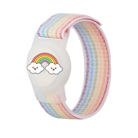 MG Kids Rainbow remienok na Apple AirTag, farebný