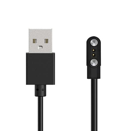 MG Magnetic nabíjací kábel na Smart hodinky 2-pin 2.8mm 1m, čierny 1