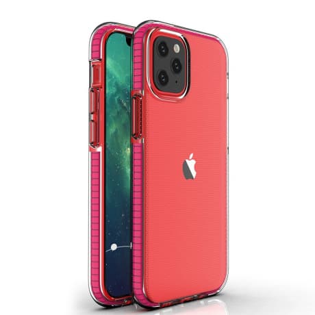 MG Spring Case silikónový kryt na iPhone 12 mini, ružový 1