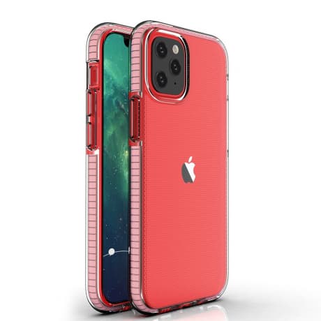 MG Spring Case silikónový kryt na iPhone 12 mini, svetloružový 1