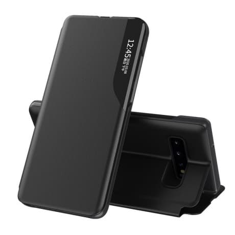 MG Eco Leather View knižkové puzdro na Huawei P40, čierne