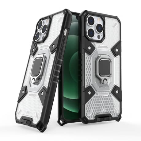 MG Capsule Ring plastový kryt na iPhone 13, priesvitný 1