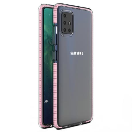 MG Spring Case silikónový kryt na Samsung Galaxy M51, ružový 1