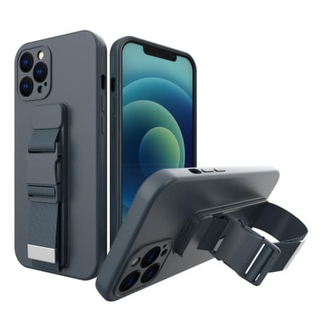 MG Rope silikónový kryt na iPhone 13 Pro Max, tmavomodrý 1