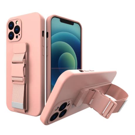 MG Rope silikónový kryt na iPhone 13 Pro Max, ružový 1