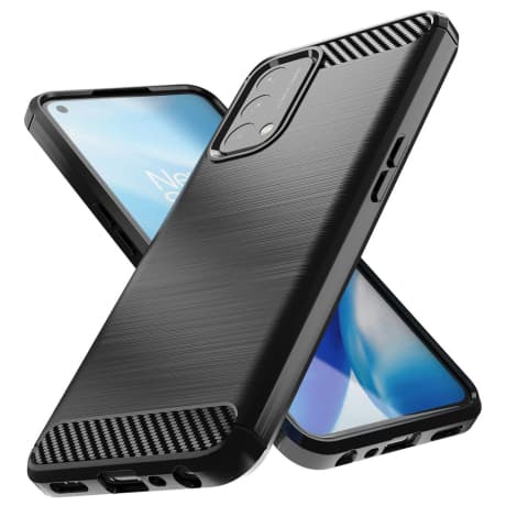 MG Carbon Case Flexible silikónový kryt na OnePlus Nord N200 5G, čierny 1
