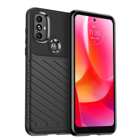 MG Thunder silikónový kryt na Motorola Moto G Power 2022, čierny 1
