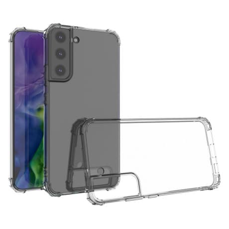 MG Anti Shock Military silikónový kryt na Samsung Galaxy S22 Plus, priesvitný 1
