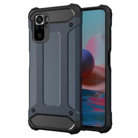 MG Hybrid Armor plastový kryt na Xiaomi Poco M4 Pro 5G, modrý