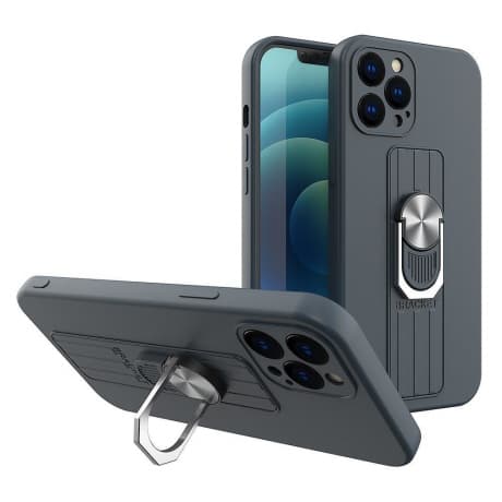 MG Ring silikónový kryt na Samsung Galaxy A73, modrý 1