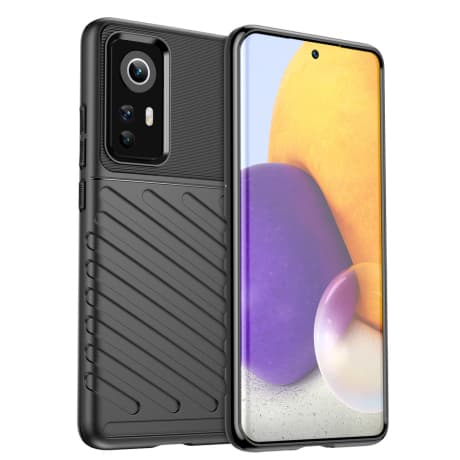 MG Thunder silikónový kryt na Xiaomi 12 / 12X, čierny 1