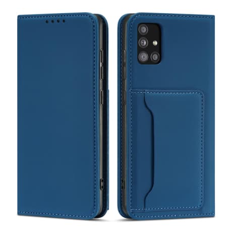 MG Magnet Card knižkové kožené puzdro na Xiaomi Redmi Note 11 Pro 4G/5G, modré 1