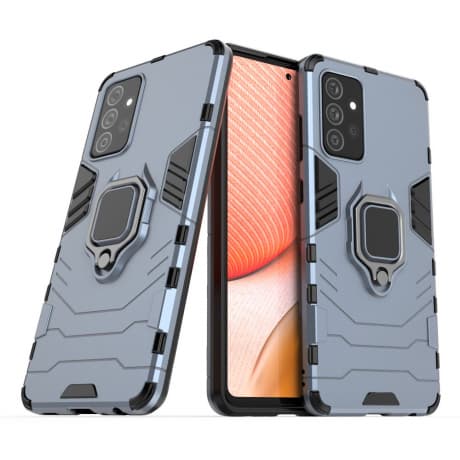 MG Ring Armor plastový kryt na Samsung Galaxy A72 4G, modrý 1