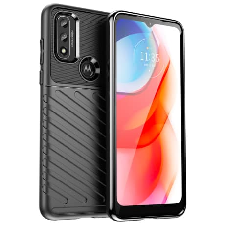 MG Thunder silikónový kryt na Motorola Moto G Play 2022, čierny 1