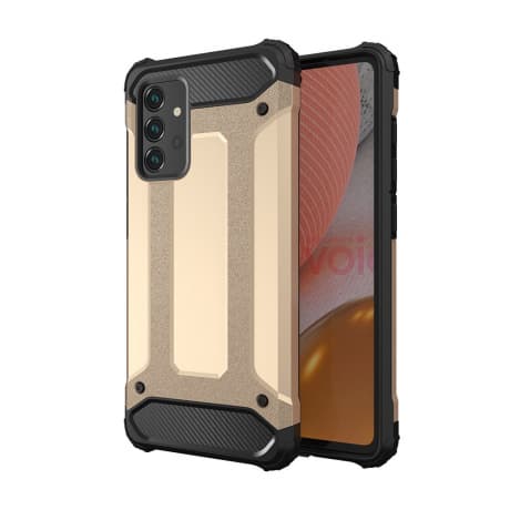 MG Hybrid Armor plastový kryt na Samsung Galaxy A72 4G, zlatý 1