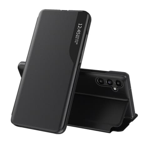 MG Eco Leather View knižkové puzdro na Samsung Galaxy A14, čierne 1