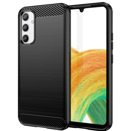 MG Carbon kryt na Samsung Galaxy A04e, čierny 1