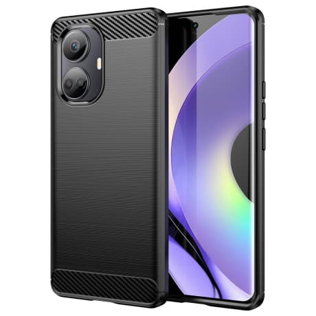 MG Carbon kryt na Realme 10 Pro, čierny 1