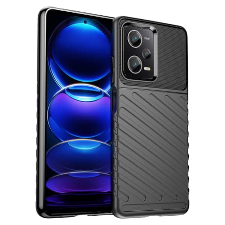 MG Thunder kryt na Xiaomi Poco X5 Pro 5G / Redmi Note 12 Pro, čierny 1