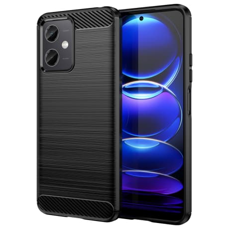 MG Carbon kryt na Xiaomi Poco X5 5G / Redmi Note 12 5G, čierny 1