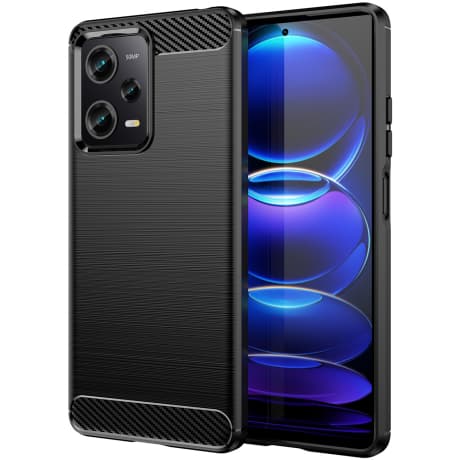 MG Carbon kryt na Xiaomi Poco X5 Pro 5G / Redmi Note 12 Pro, čierny 1