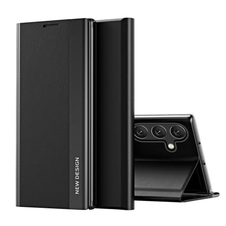 MG Sleep Case knižkové puzdro na Samsung Galaxy A24 4G, čierne 1