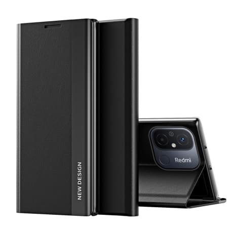 MG Sleep Case knižkové puzdro na Xiaomi Redmi Note 12 Pro Plus, čierne 1