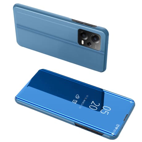 MG Clear View knižkové puzdro na Xiaomi Redmi Note 12 5G / Poco X5 5G, modré 1