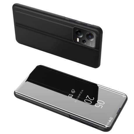 MG Clear View knižkové puzdro na Xiaomi Redmi Note 12 Pro Plus, čierne 1