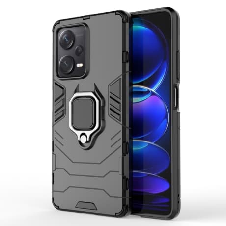 MG Ring Armor kryt na Xiaomi Redmi Note 12 Pro Plus, čierny 1