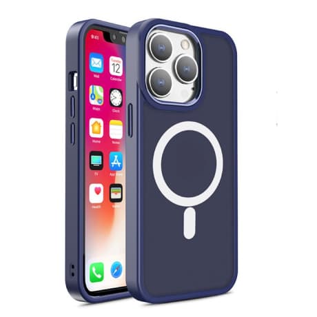 MG Color Matte MagSafe kryt na iPhone 14, modrý 1