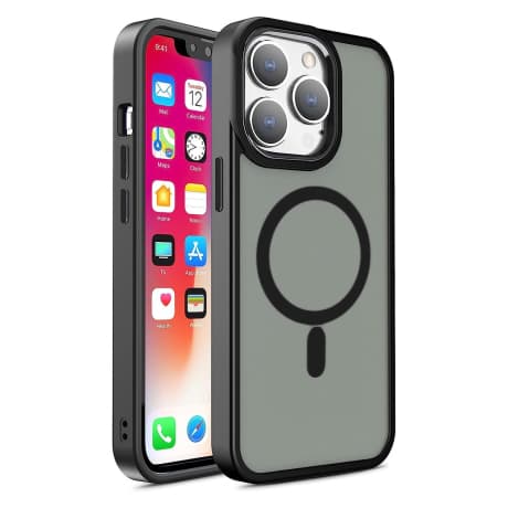MG Color Matte MagSafe kryt na iPhone 15 Plus, čierny 1