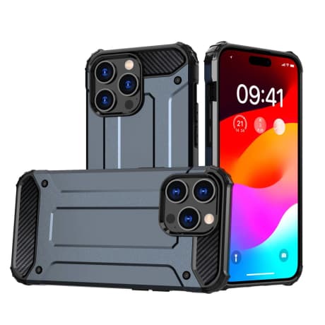 MG Hybrid Armor kryt na iPhone 15 Pro Max, modrý 1