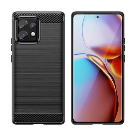 MG Carbon kryt na Motorola Edge 40 Pro, čierny 1