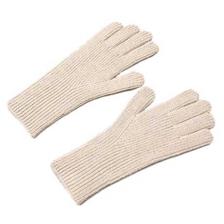 MG Finger Cutouts rukavice na ovládanie dotykového displeja, béžové 1