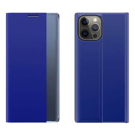 MG Sleep Case knižkové puzdro na iPhone 13 Pro Max, modré 1
