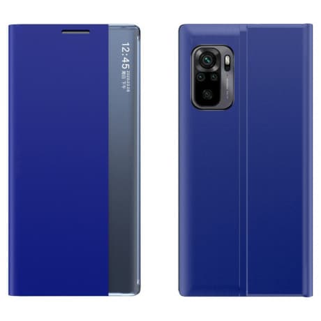MG Sleep Case Smart Window knižkové púzdro na Xiaomi Redmi K40 / Poco F3, modré 1