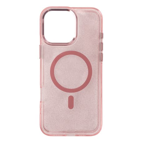 MG Glitter MagSafe kryt na iPhone 16 Pro, ružový 1