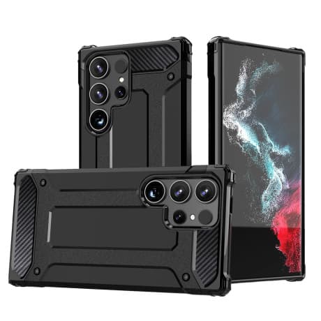 MG Hybrid Armor kryt na Samsung Galaxy S25 Ultra, čierny 1
